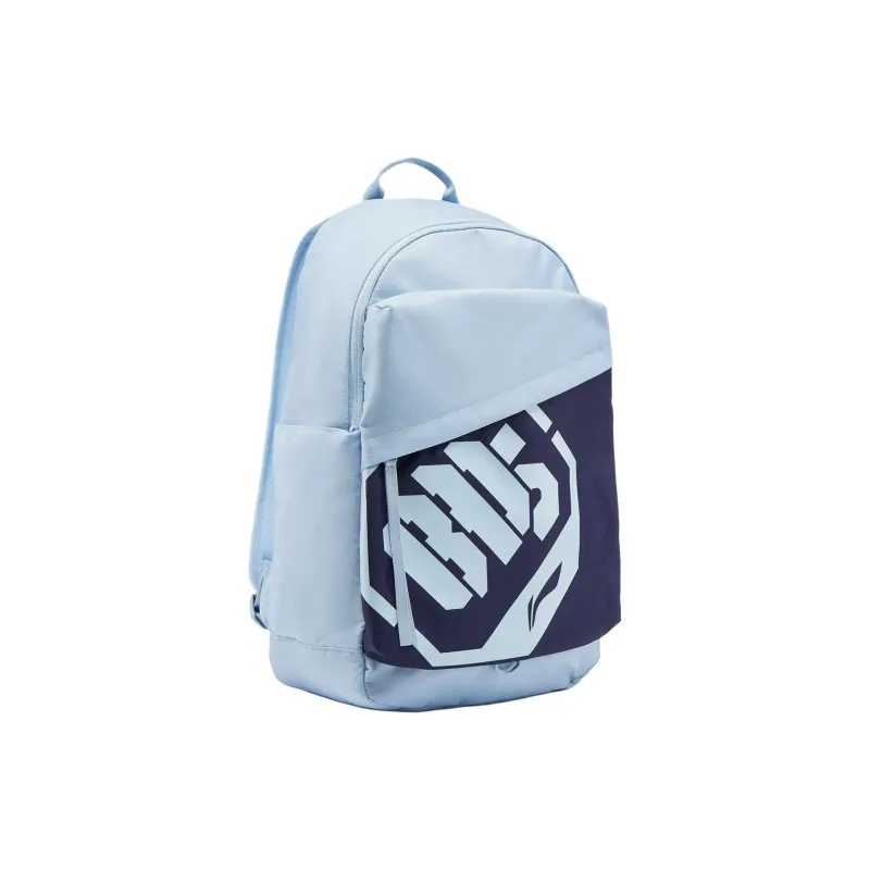 LiNing BadFive Polyester Backpack Unisex Soft Matte Blue & Ore Blue-2