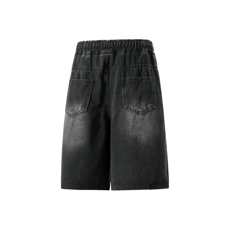 Journey To The West Denim Shorts Unisex-5
