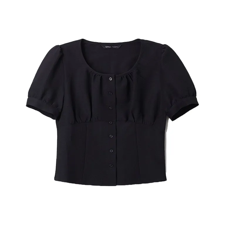 SPAO Chiffon Shirts Women's-2