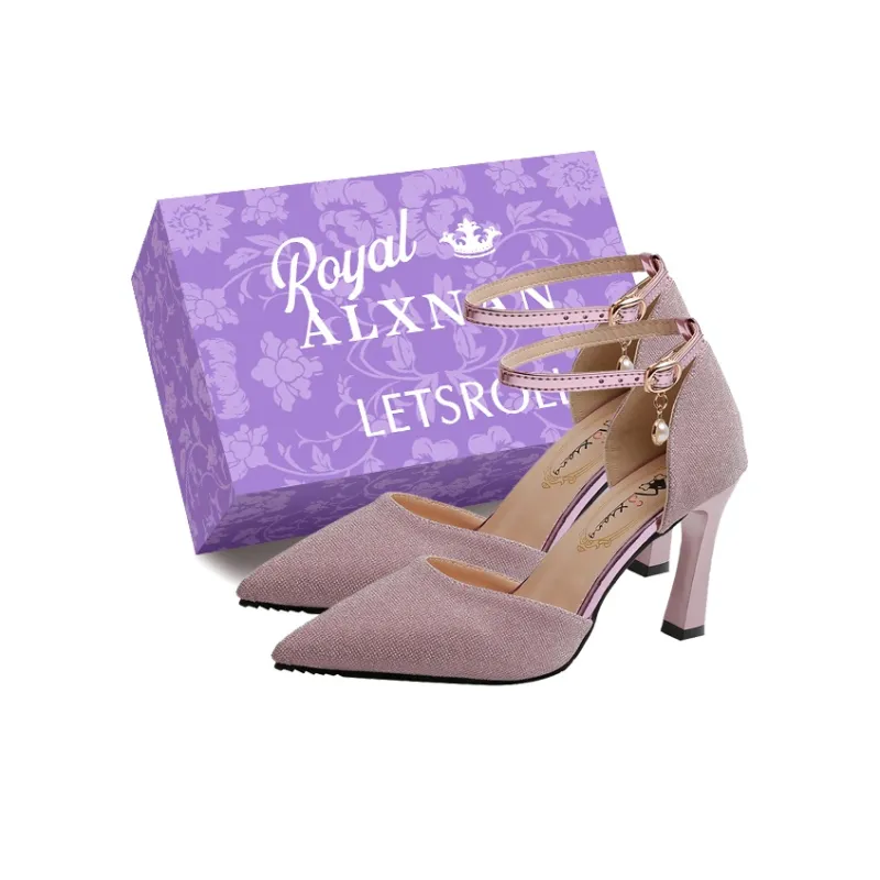 Alxnan Slim Heel High Heels Women's-4