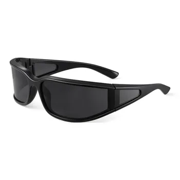 COLORE.IN TR/Memory Plastic Irregular Shape Sunglasses Women's