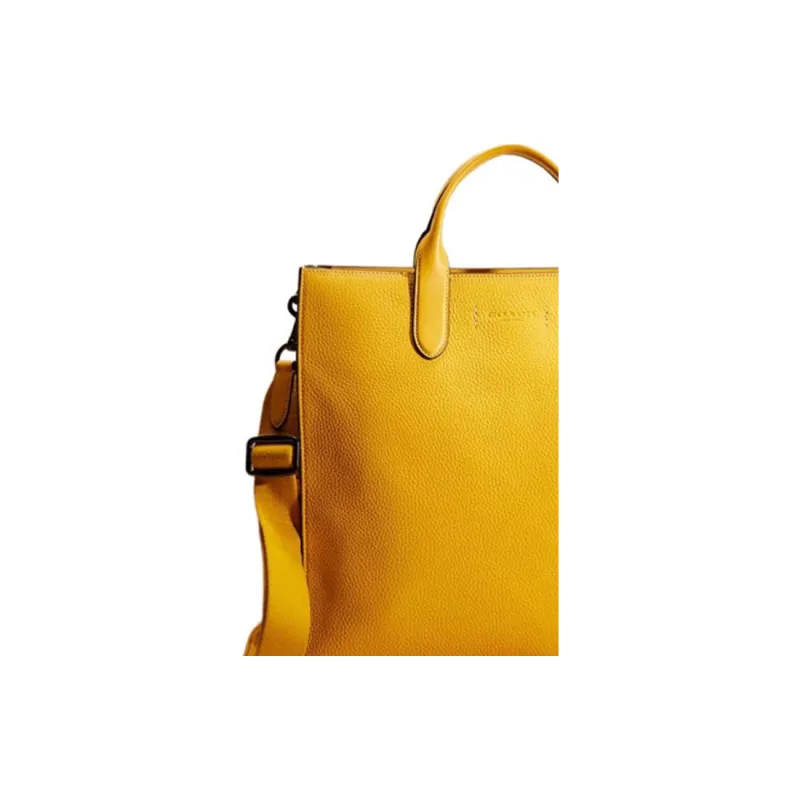 COACH Gotham Pebbled Leather Handbag Crossbody Bag Crossbody Handbag Tote Tubas Women's Bright Yellow-1