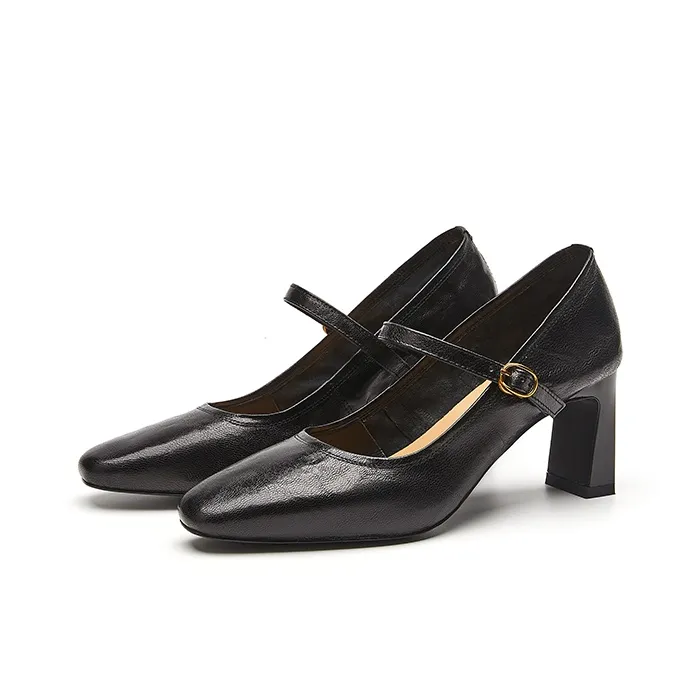 ST&SAT Chunky Heel High Heels 7cm Women's-2