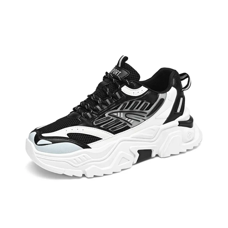 Dao Tu Sen Shock Absorbers With Slip Resistant And Abrasion Resistant Properties Low Top Chunky Sneakers Men's-11