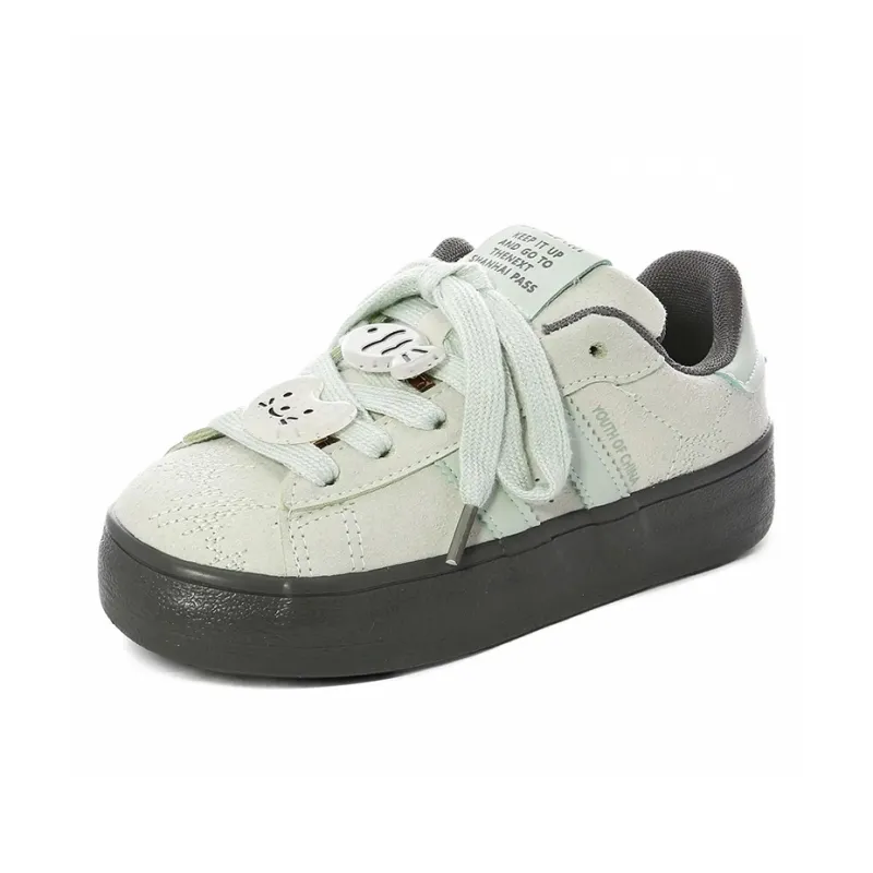 SHUXIAOBEI Anti Slip Wear Resistant Low Top Skateboard Shoes Women's-8