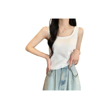 Tonlion Tank Tops Women's White