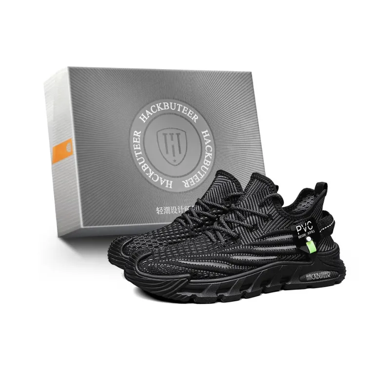 HACKBUTEER Low Top Casual Shoes Men's Box Included-8