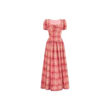 UNIFREE Short Sleeved Dresses Women's Red