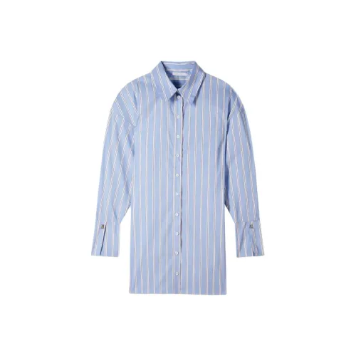 Patrizia Pepe SS25 Long Sleeved Dress Women's Light Blue