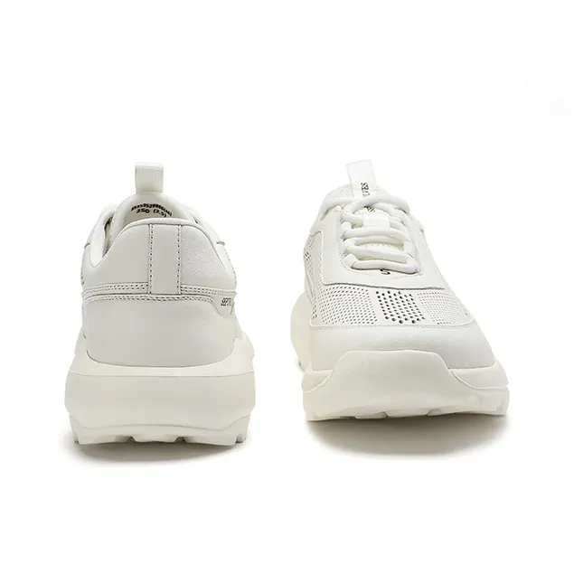 SEPTWOLVES Breathable Low Top Casual Shoes Men's White-2