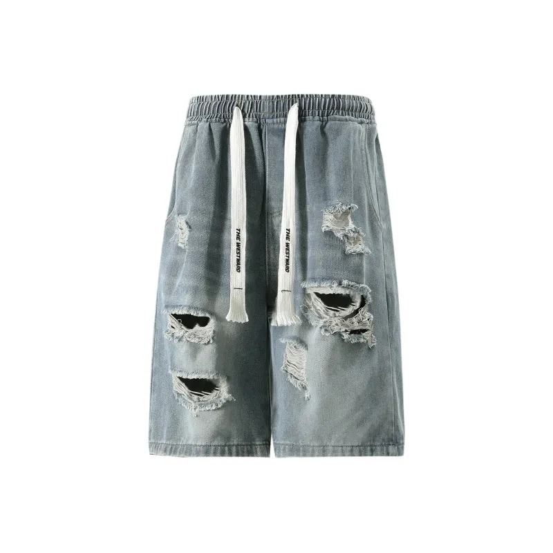 Journey To The West Denim Shorts Unisex-0