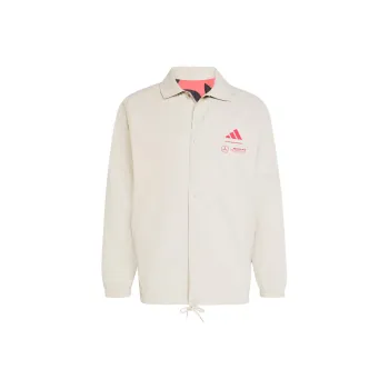 Adidas SportswearMERCEDES AMG Petronas Formula One Team Summer Coach Jacket Men's Light Umber