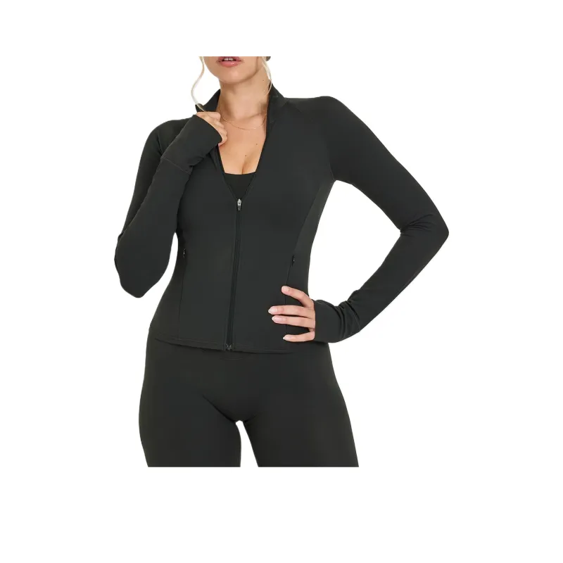 ONER ACTIVE Yoga Coat Women's Black-0