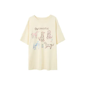 3COLOUR T Shirts Women's Light Yellow