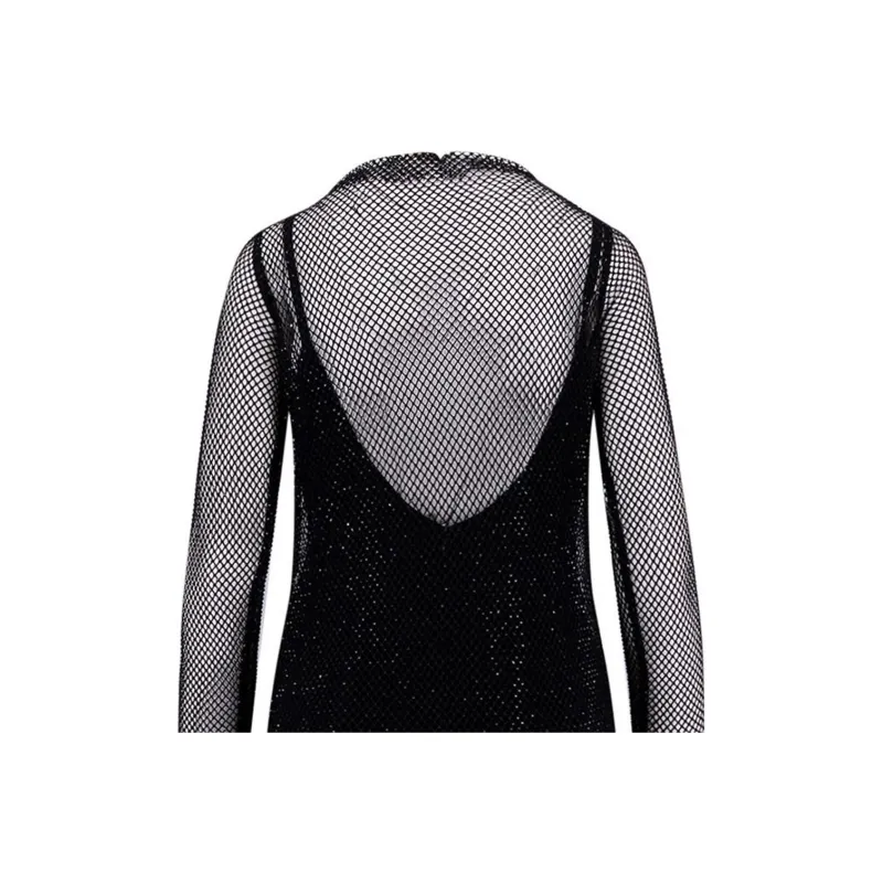MaxMara Layered Long Sleeved Maxi Dress-4