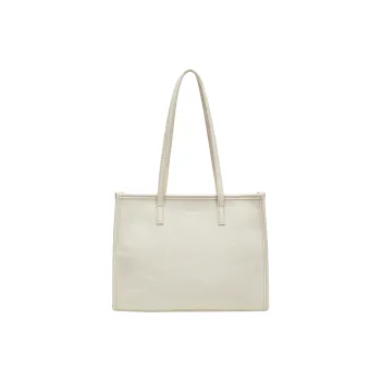 ST&SAT Synthetic Leather Tote Handbag, Shoulder Bag Women's Jade White/Pink