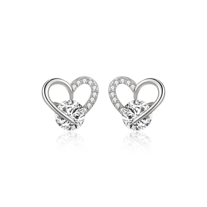 AIDIER 925 Sterling Silver Stud Earrings Women's-0