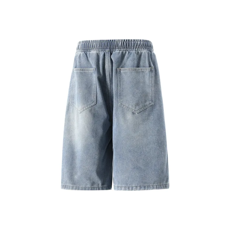 Journey To The West Denim Shorts Unisex-12