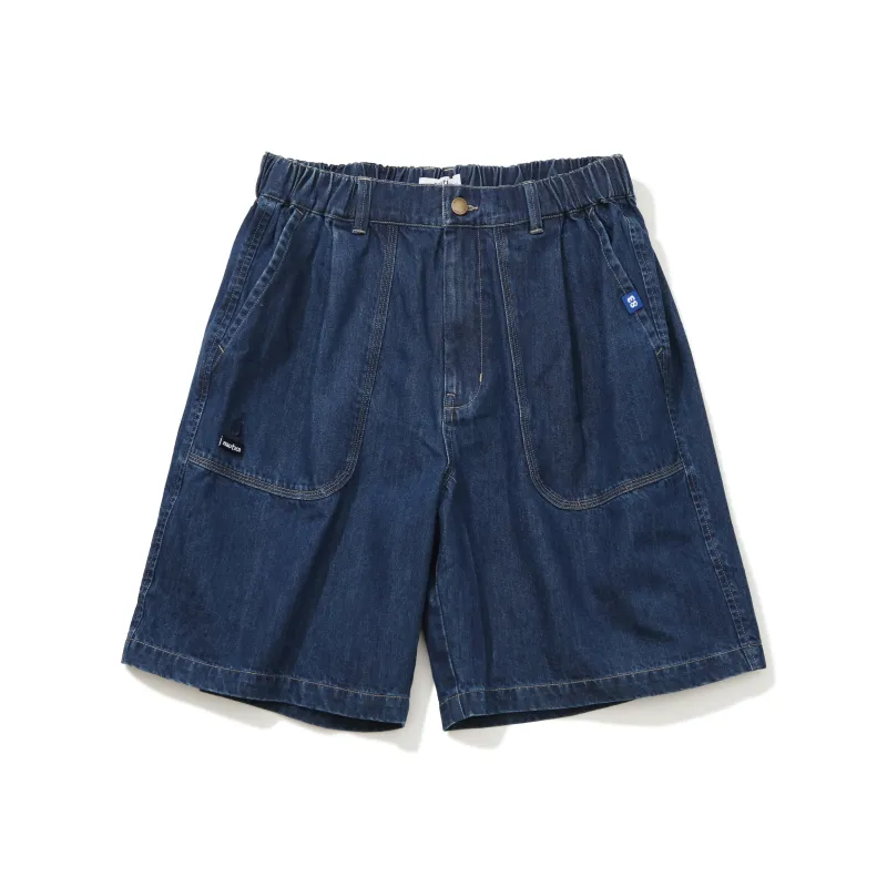 Nautica White Sail Denim Shorts Men's-2