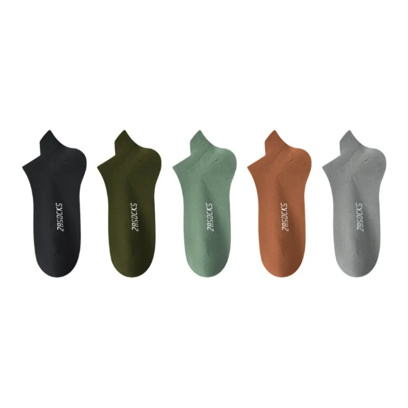 PLANDOO Ankle Socks Men's 5 Pack-10