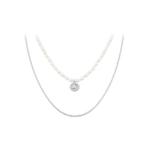 SHINE Copper, Crystal, Freshwater Pearl Necklaces Women's