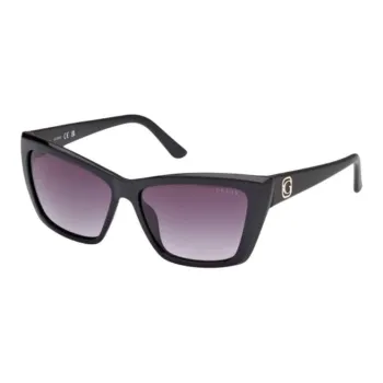 GUESS Plastic Butterfly Sunglasses Women's Black