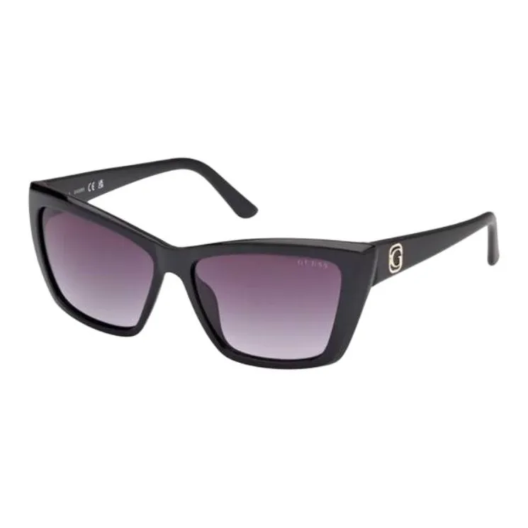 GUESS Plastic Butterfly Sunglasses Women's Black-0