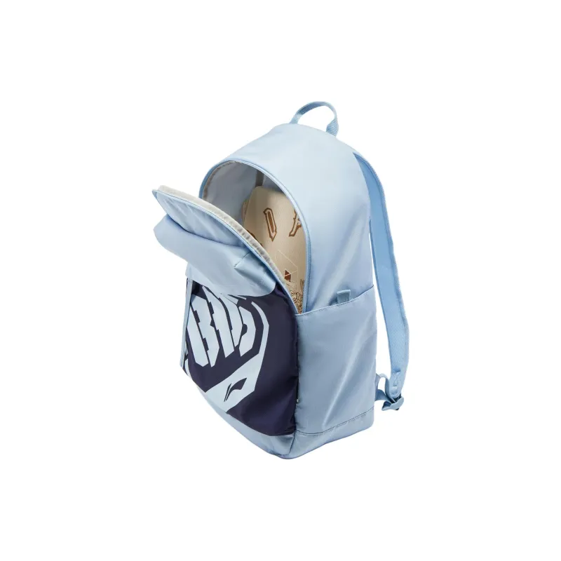 LiNing BadFive Polyester Backpack Unisex Soft Matte Blue & Ore Blue-5