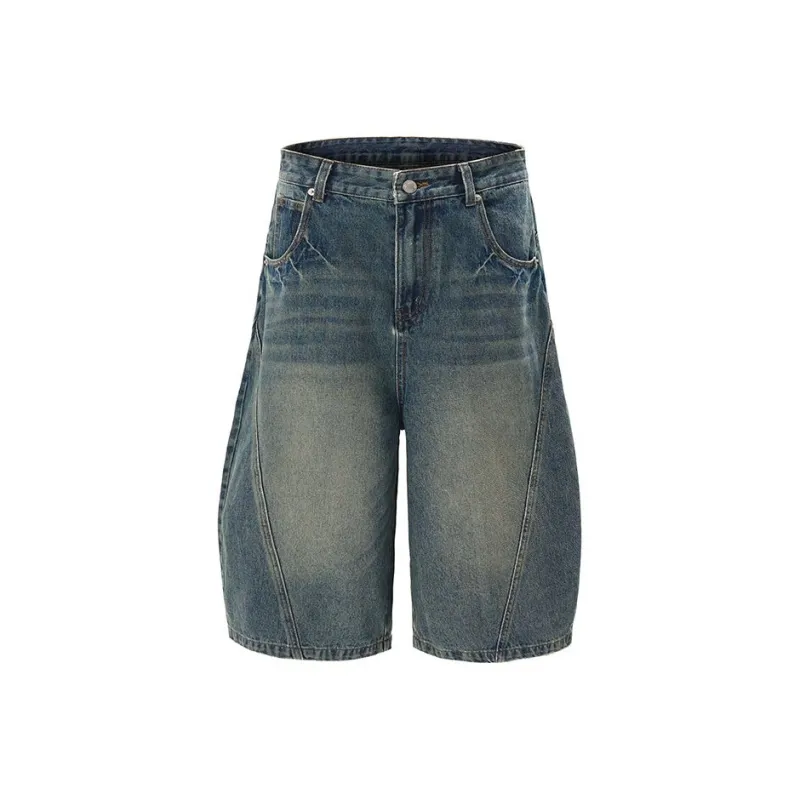 JASONWOOD Denim Shorts Unisex Vintage Blue-0
