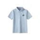 [7A Antibacterial Cool Style]Haze Blue (Tang Lion Badge Black Chest Logo)