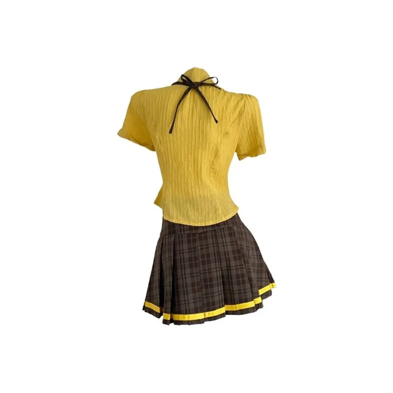 TIBINB Two Piece Skirt Sets Women's-1