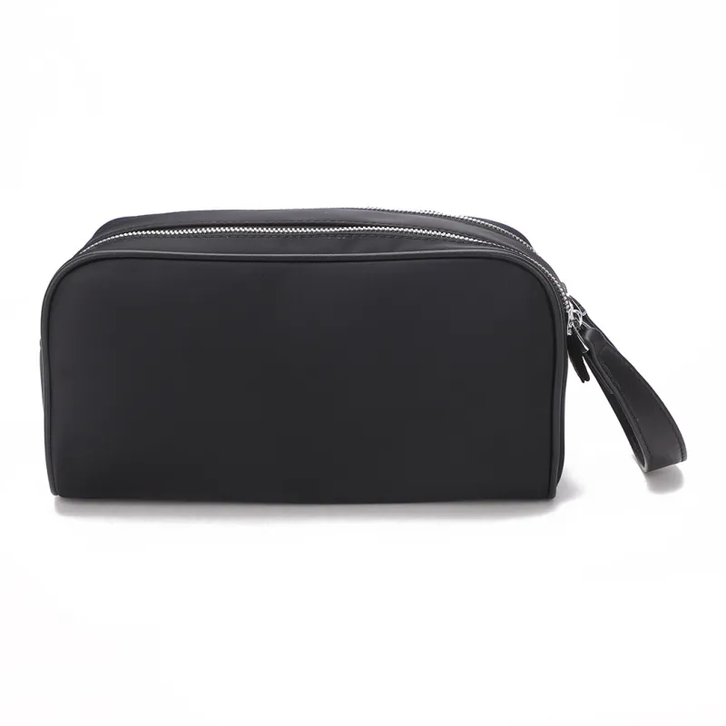 CANUDILO Textile Fabric Clutch Men's Black-3