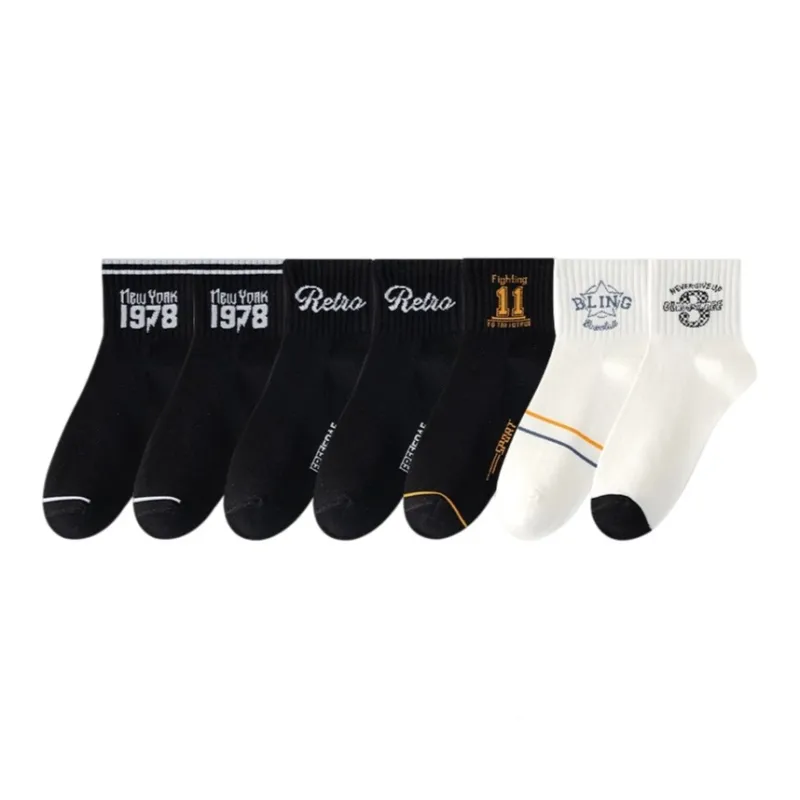 7 SEVFUN Unisex Mid-Calf Socks-16