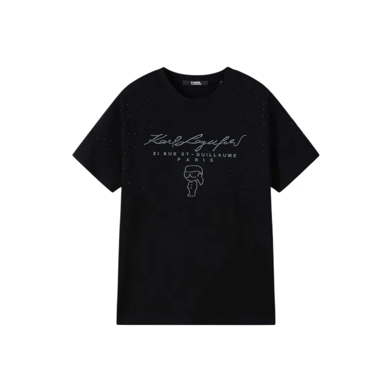 KARL LAGERFELD SS25 T Shirt Men's Black-0
