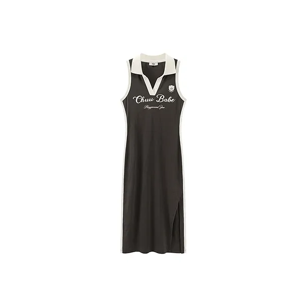 CHUU Sleeveless Dresses Women's Carbon Gray-0