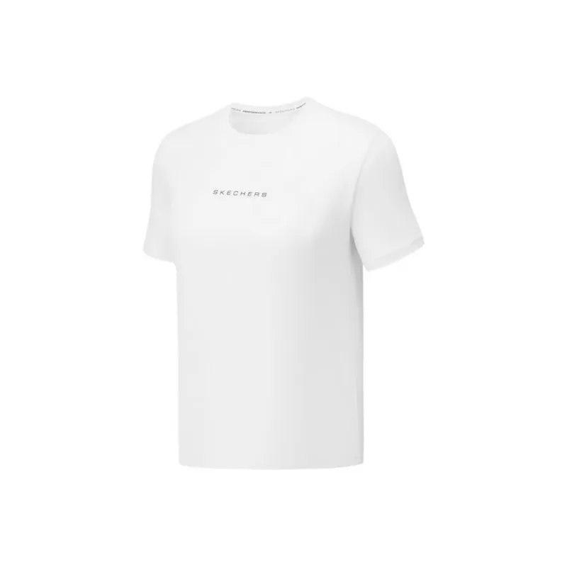 Skechers Comfort Sports Series Regular T Shirt Women's Bright White 0019-0
