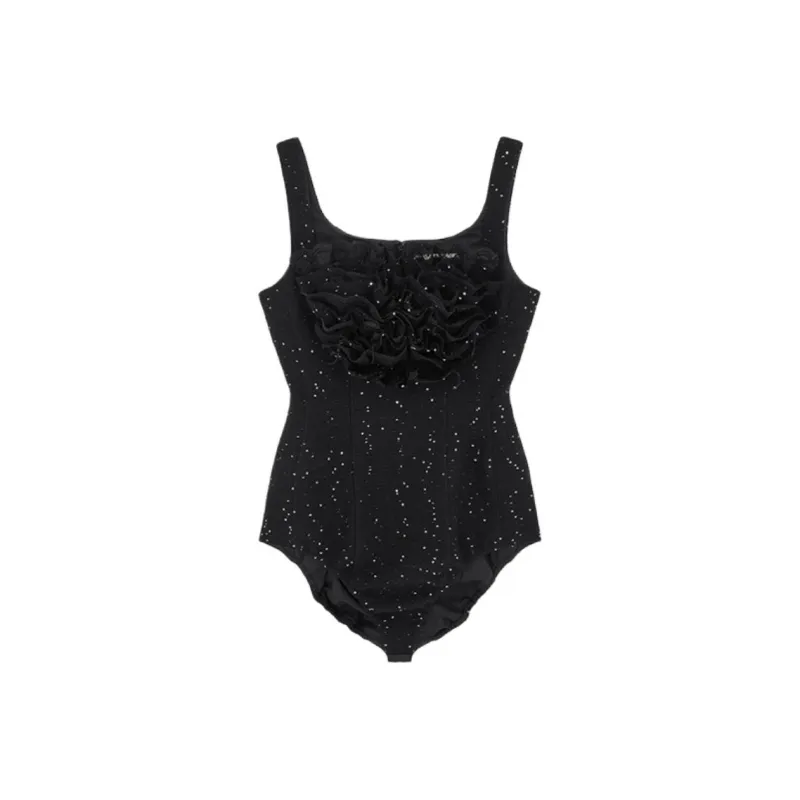 SHUSHU/TONG Bodysuits Women's Black-0
