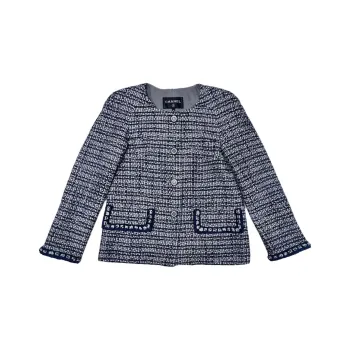 CHANEL 19P Jackets & Coats Women's Gray Black