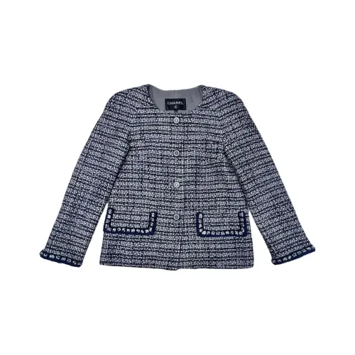 CHANEL 19P Jackets & Coats Women's Gray Black
