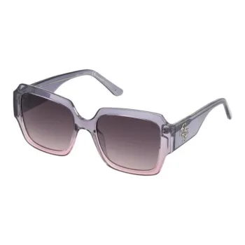 GUESS Injection Butterfly Sunglasses Women's Purple