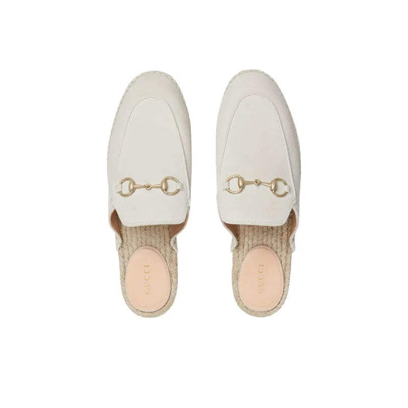GUCCI Slip Resistant Closed Toe Slippers Women's Ivory White-3