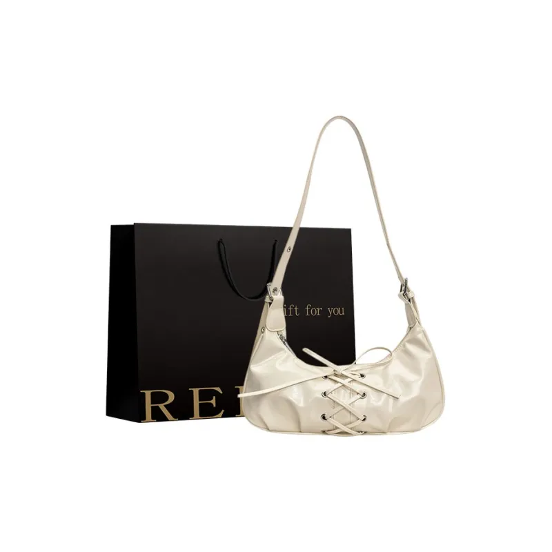 REDOO PU Shoulder Bag Women's White/Silver/Pink/Red/Black-0