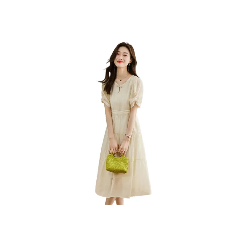 TEME Short Sleeved Dress Women's-4