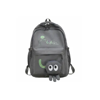 Kewuku Nylon Fabric Backpack Regular Unisex Multicolor
