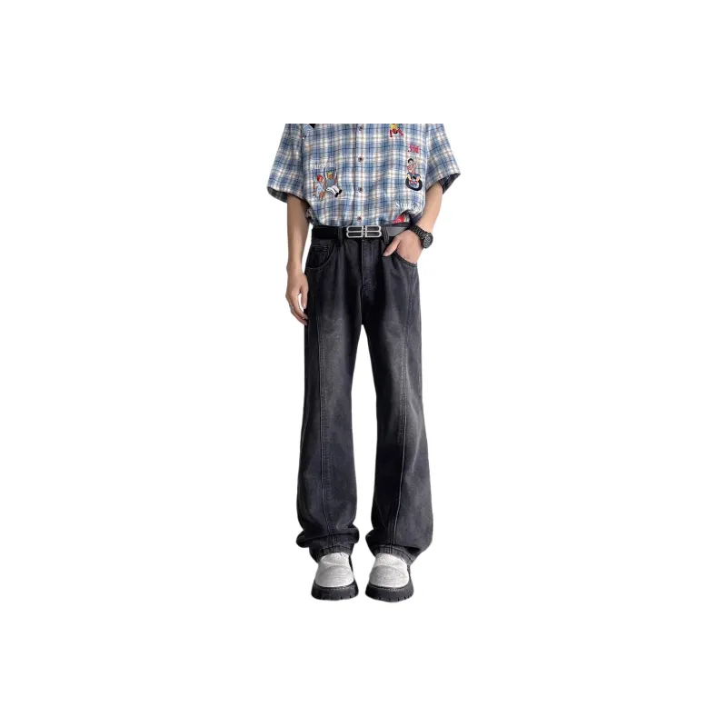 DUATOGE Jeans Men Black -0