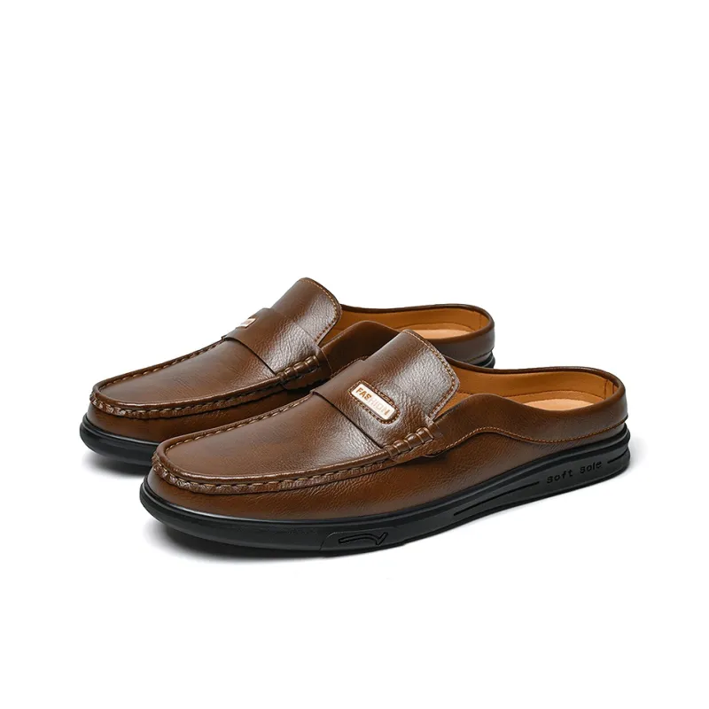 Abango Rubber Sole Slip Resistant Closed Toe Slippers Men's-9