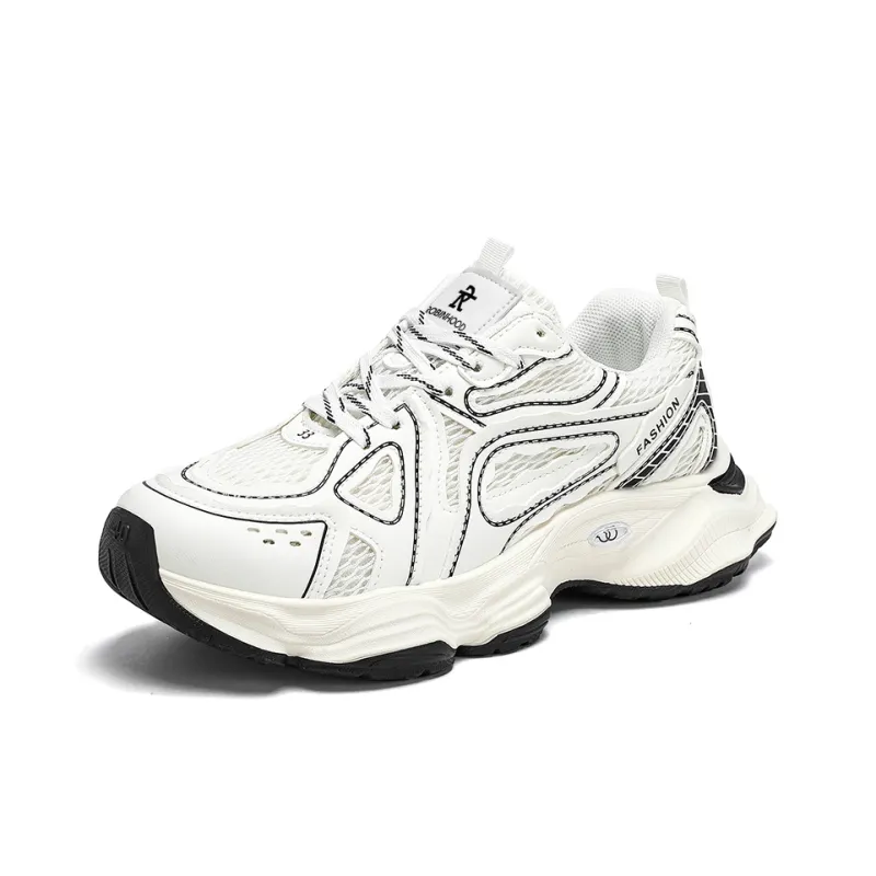 ROBINHOOD Cushioned Wear Resistant Coverage Support Low Top Chunky Sneakers Men's Box-2