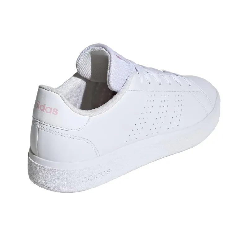 Adidas ADVANTAGE BASE 2.0 Anti Slip Wear Resistant Low Top Skateboard Shoes Women's White-3