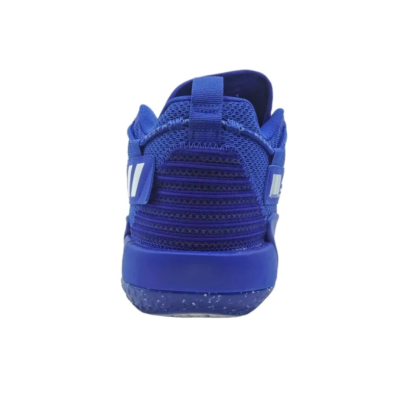 Adidas Dame 7 Anti Slip Wear Resistant Low Top Basketball Shoes Men's Blue-3