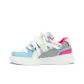 White Blue Peach Pink